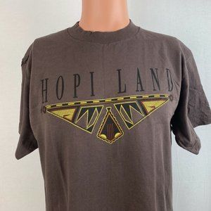 EMI Hopi Land Arizona Native American Reservation T Shirt Vtg 90s 1995 USA L